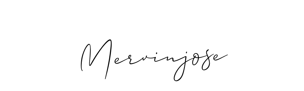 Best and Professional Signature Style for Mervinjose. Allison_Script Best Signature Style Collection. Mervinjose signature style 2 images and pictures png