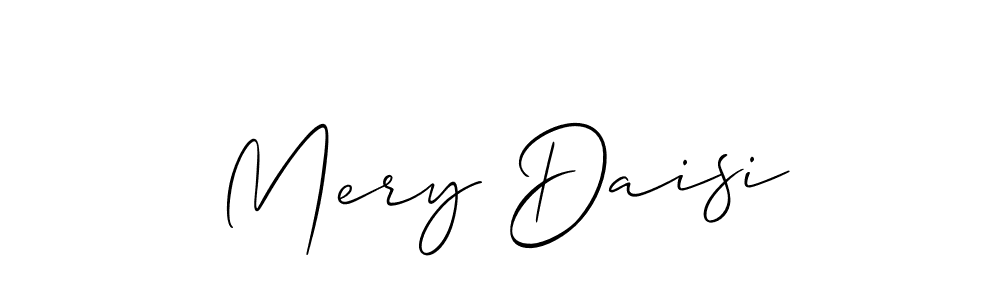 How to make Mery Daisi signature? Allison_Script is a professional autograph style. Create handwritten signature for Mery Daisi name. Mery Daisi signature style 2 images and pictures png