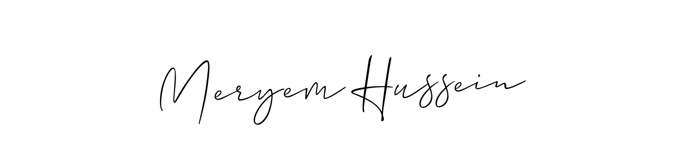 You can use this online signature creator to create a handwritten signature for the name Meryem Hussein. This is the best online autograph maker. Meryem Hussein signature style 2 images and pictures png