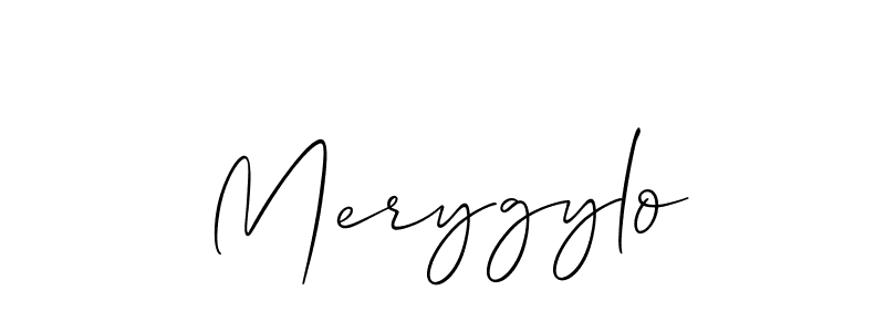 Allison_Script is a professional signature style that is perfect for those who want to add a touch of class to their signature. It is also a great choice for those who want to make their signature more unique. Get Merygylo name to fancy signature for free. Merygylo signature style 2 images and pictures png