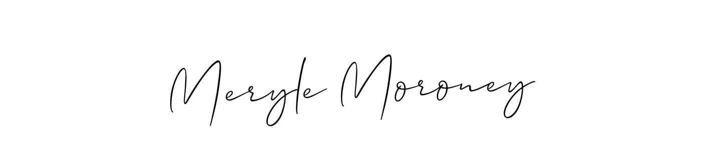 Also we have Meryle Moroney name is the best signature style. Create professional handwritten signature collection using Allison_Script autograph style. Meryle Moroney signature style 2 images and pictures png