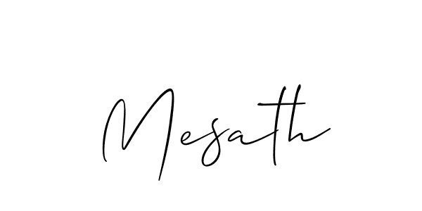 Also You can easily find your signature by using the search form. We will create Mesath name handwritten signature images for you free of cost using Allison_Script sign style. Mesath signature style 2 images and pictures png