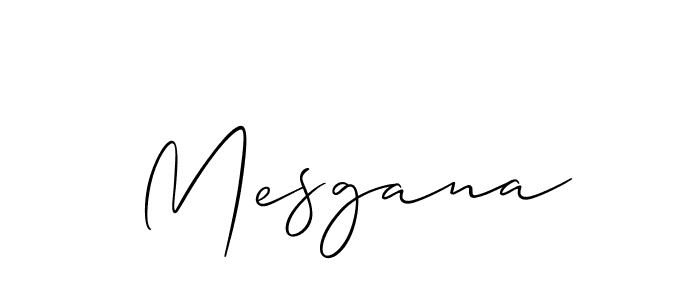 Make a beautiful signature design for name Mesgana. Use this online signature maker to create a handwritten signature for free. Mesgana signature style 2 images and pictures png