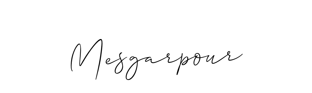 You can use this online signature creator to create a handwritten signature for the name Mesgarpour. This is the best online autograph maker. Mesgarpour signature style 2 images and pictures png