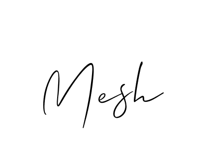 The best way (Allison_Script) to make a short signature is to pick only two or three words in your name. The name Mesh include a total of six letters. For converting this name. Mesh signature style 2 images and pictures png