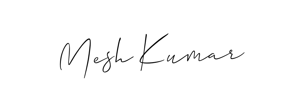 Similarly Allison_Script is the best handwritten signature design. Signature creator online .You can use it as an online autograph creator for name Mesh Kumar. Mesh Kumar signature style 2 images and pictures png