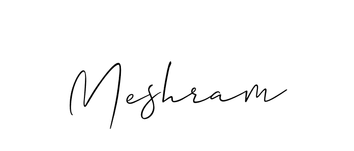 Once you've used our free online signature maker to create your best signature Allison_Script style, it's time to enjoy all of the benefits that Meshram name signing documents. Meshram signature style 2 images and pictures png