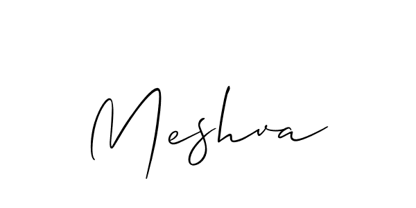 Make a beautiful signature design for name Meshva. With this signature (Allison_Script) style, you can create a handwritten signature for free. Meshva signature style 2 images and pictures png