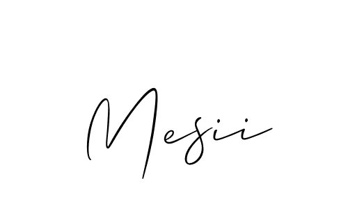 Similarly Allison_Script is the best handwritten signature design. Signature creator online .You can use it as an online autograph creator for name Mesii. Mesii signature style 2 images and pictures png