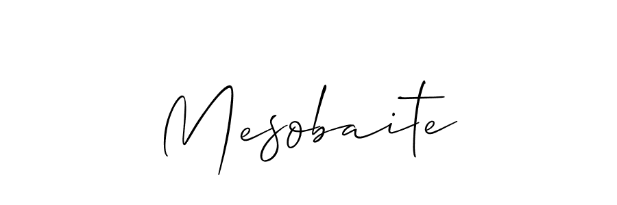 How to make Mesobaite name signature. Use Allison_Script style for creating short signs online. This is the latest handwritten sign. Mesobaite signature style 2 images and pictures png