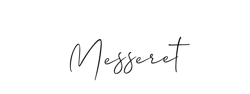 Best and Professional Signature Style for Messeret. Allison_Script Best Signature Style Collection. Messeret signature style 2 images and pictures png