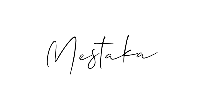 You can use this online signature creator to create a handwritten signature for the name Mestaka. This is the best online autograph maker. Mestaka signature style 2 images and pictures png