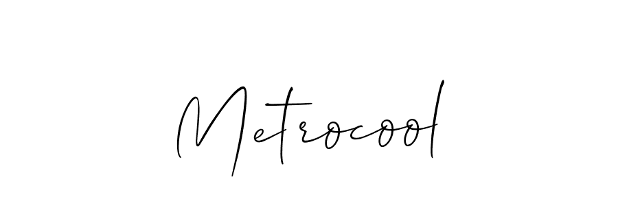 Similarly Allison_Script is the best handwritten signature design. Signature creator online .You can use it as an online autograph creator for name Metrocool. Metrocool signature style 2 images and pictures png