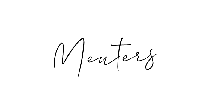 Also You can easily find your signature by using the search form. We will create Meuters name handwritten signature images for you free of cost using Allison_Script sign style. Meuters signature style 2 images and pictures png