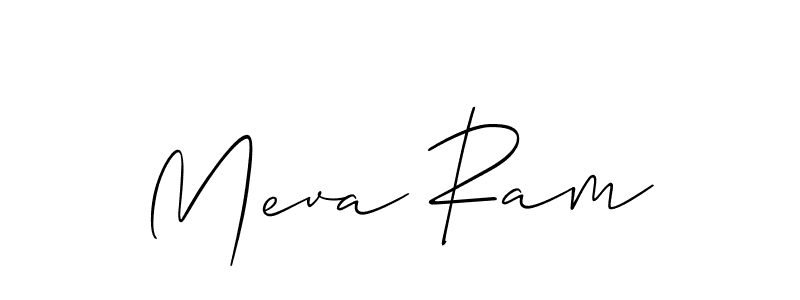 Make a beautiful signature design for name Meva Ram. Use this online signature maker to create a handwritten signature for free. Meva Ram signature style 2 images and pictures png