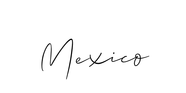 if you are searching for the best signature style for your name Mexico. so please give up your signature search. here we have designed multiple signature styles  using Allison_Script. Mexico signature style 2 images and pictures png