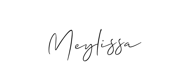 How to Draw Meylissa signature style? Allison_Script is a latest design signature styles for name Meylissa. Meylissa signature style 2 images and pictures png