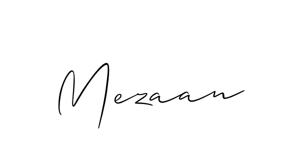 Also we have Mezaan name is the best signature style. Create professional handwritten signature collection using Allison_Script autograph style. Mezaan signature style 2 images and pictures png