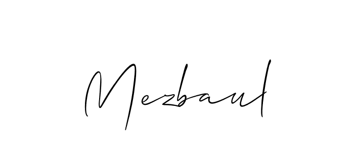Allison_Script is a professional signature style that is perfect for those who want to add a touch of class to their signature. It is also a great choice for those who want to make their signature more unique. Get Mezbaul name to fancy signature for free. Mezbaul signature style 2 images and pictures png