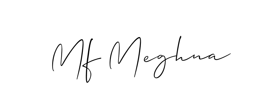 Make a beautiful signature design for name Mf Meghna. Use this online signature maker to create a handwritten signature for free. Mf Meghna signature style 2 images and pictures png
