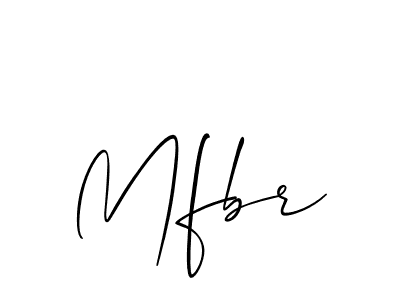 How to Draw Mfbr signature style? Allison_Script is a latest design signature styles for name Mfbr. Mfbr signature style 2 images and pictures png