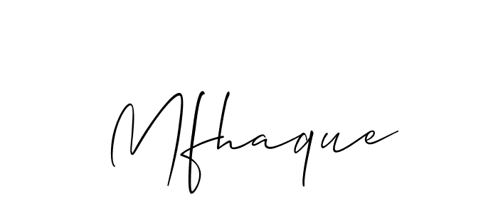 You should practise on your own different ways (Allison_Script) to write your name (Mfhaque) in signature. don't let someone else do it for you. Mfhaque signature style 2 images and pictures png