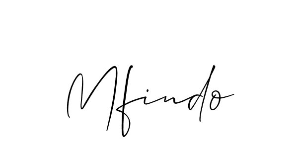 You should practise on your own different ways (Allison_Script) to write your name (Mfindo) in signature. don't let someone else do it for you. Mfindo signature style 2 images and pictures png