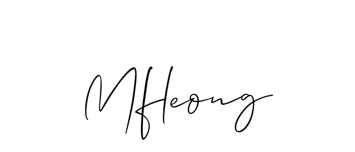 Here are the top 10 professional signature styles for the name Mfleong. These are the best autograph styles you can use for your name. Mfleong signature style 2 images and pictures png