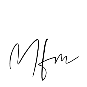 How to make Mfm name signature. Use Allison_Script style for creating short signs online. This is the latest handwritten sign. Mfm signature style 2 images and pictures png