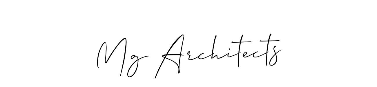 Once you've used our free online signature maker to create your best signature Allison_Script style, it's time to enjoy all of the benefits that Mg Architects name signing documents. Mg Architects signature style 2 images and pictures png