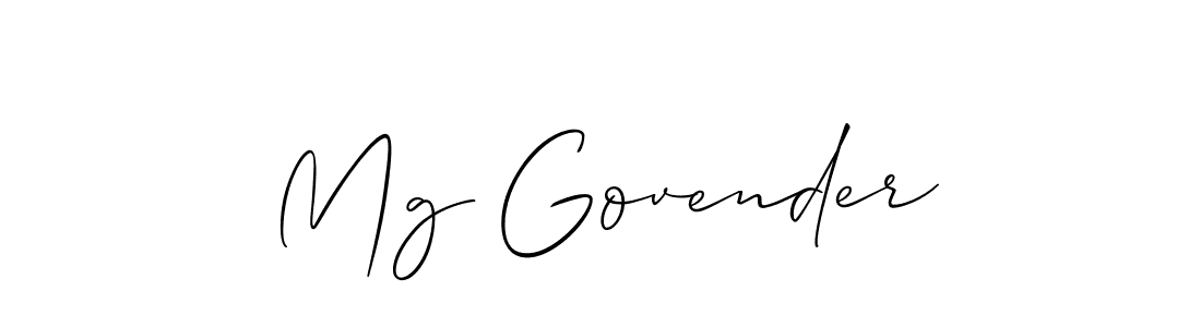 Similarly Allison_Script is the best handwritten signature design. Signature creator online .You can use it as an online autograph creator for name Mg Govender. Mg Govender signature style 2 images and pictures png