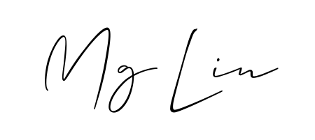 Transform the name Mg Lin into a signature masterpiece using Allison_Script font. Ideal for photographers, artists, and creators looking for watermarks. Mg Lin signature style 2 images and pictures png