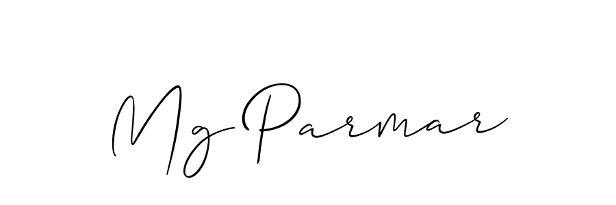 How to Draw Mg Parmar signature style? Allison_Script is a latest design signature styles for name Mg Parmar. Mg Parmar signature style 2 images and pictures png