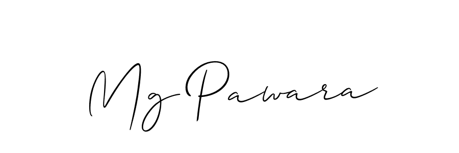 Best and Professional Signature Style for Mg Pawara. Allison_Script Best Signature Style Collection. Mg Pawara signature style 2 images and pictures png