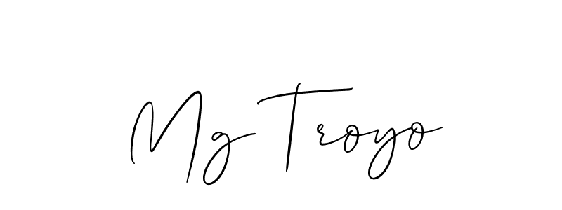 Once you've used our free online signature maker to create your best signature Allison_Script style, it's time to enjoy all of the benefits that Mg Troyo name signing documents. Mg Troyo signature style 2 images and pictures png