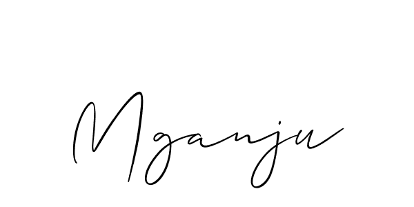 How to Draw Mganju signature style? Allison_Script is a latest design signature styles for name Mganju. Mganju signature style 2 images and pictures png