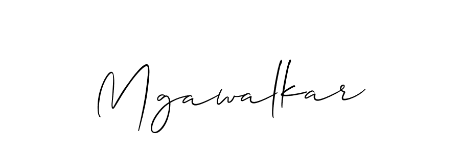 Once you've used our free online signature maker to create your best signature Allison_Script style, it's time to enjoy all of the benefits that Mgawalkar name signing documents. Mgawalkar signature style 2 images and pictures png