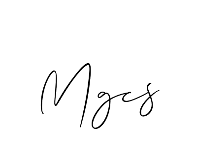 Mgcs stylish signature style. Best Handwritten Sign (Allison_Script) for my name. Handwritten Signature Collection Ideas for my name Mgcs. Mgcs signature style 2 images and pictures png