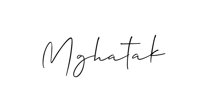 How to make Mghatak name signature. Use Allison_Script style for creating short signs online. This is the latest handwritten sign. Mghatak signature style 2 images and pictures png