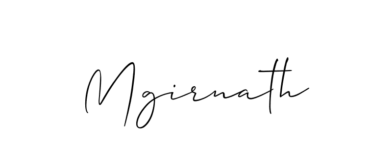 Allison_Script is a professional signature style that is perfect for those who want to add a touch of class to their signature. It is also a great choice for those who want to make their signature more unique. Get Mgirnath name to fancy signature for free. Mgirnath signature style 2 images and pictures png