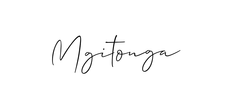How to make Mgitonga name signature. Use Allison_Script style for creating short signs online. This is the latest handwritten sign. Mgitonga signature style 2 images and pictures png