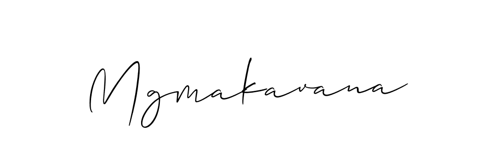 Make a beautiful signature design for name Mgmakavana. With this signature (Allison_Script) style, you can create a handwritten signature for free. Mgmakavana signature style 2 images and pictures png