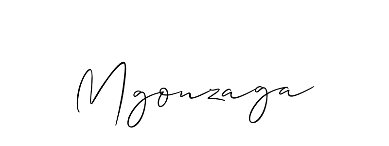 It looks lik you need a new signature style for name Mgonzaga. Design unique handwritten (Allison_Script) signature with our free signature maker in just a few clicks. Mgonzaga signature style 2 images and pictures png