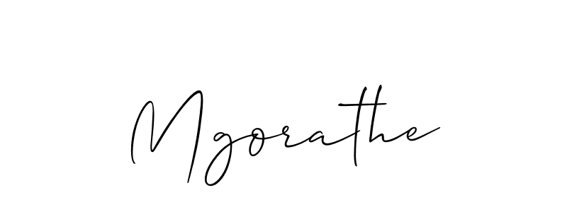 Mgorathe stylish signature style. Best Handwritten Sign (Allison_Script) for my name. Handwritten Signature Collection Ideas for my name Mgorathe. Mgorathe signature style 2 images and pictures png