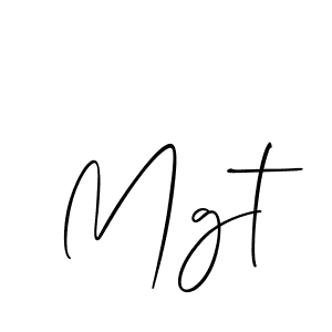 How to make Mgt name signature. Use Allison_Script style for creating short signs online. This is the latest handwritten sign. Mgt signature style 2 images and pictures png