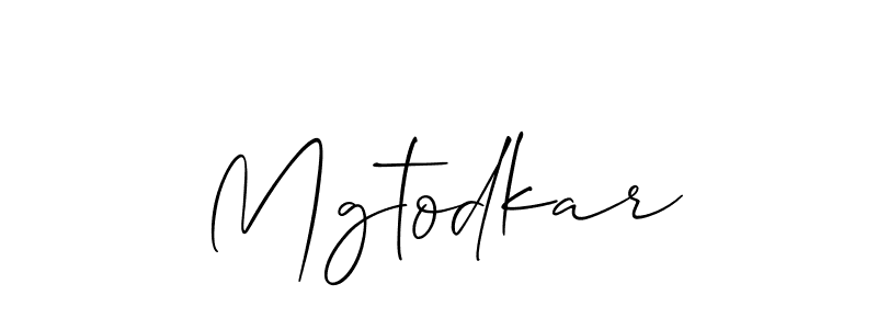 Best and Professional Signature Style for Mgtodkar. Allison_Script Best Signature Style Collection. Mgtodkar signature style 2 images and pictures png