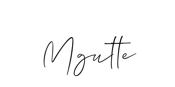 How to make Mgutte name signature. Use Allison_Script style for creating short signs online. This is the latest handwritten sign. Mgutte signature style 2 images and pictures png