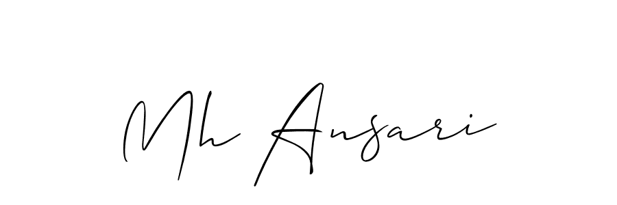 You can use this online signature creator to create a handwritten signature for the name Mh Ansari. This is the best online autograph maker. Mh Ansari signature style 2 images and pictures png