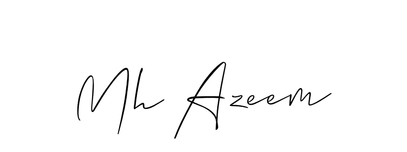 Check out images of Autograph of Mh Azeem name. Actor Mh Azeem Signature Style. Allison_Script is a professional sign style online. Mh Azeem signature style 2 images and pictures png