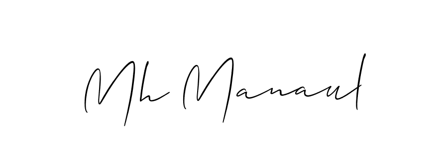 Also You can easily find your signature by using the search form. We will create Mh Manaul name handwritten signature images for you free of cost using Allison_Script sign style. Mh Manaul signature style 2 images and pictures png